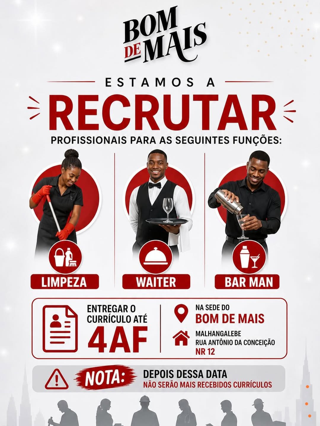 Vaga para Barman